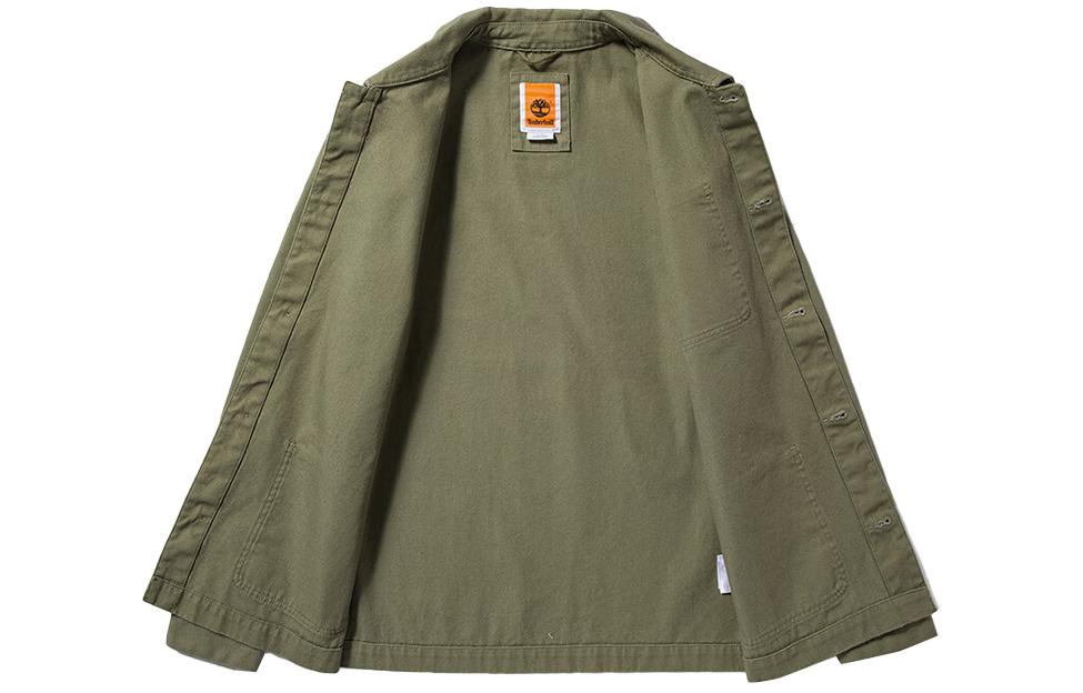 Shop Timberland Multi-Pocket Casual Jacket in Kassel Green A2PB1-590