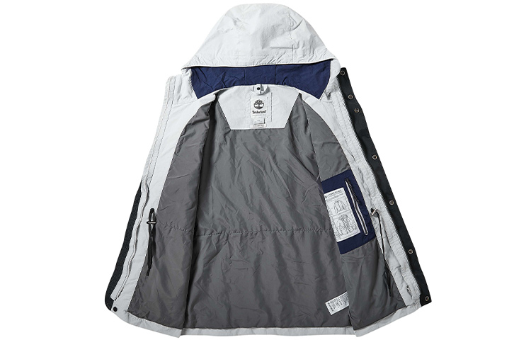 Timberland Multi-Pocket Outdoor Utility Hooded Jacket for Men - White A29QZ-Y22 圖 4