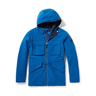 Timberland Navy Multi-Pocket Casual Hooded Jacket A2EJW-I55