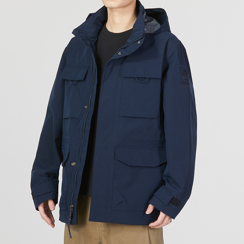 Timberland Navy Multi-Pocket Windproof Outdoor Utility Jacket A6R79-433 圖 6