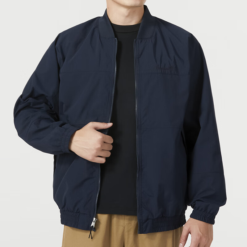 Shop Timberland 海軍藍防風防水戶外夾克 A6R87-433