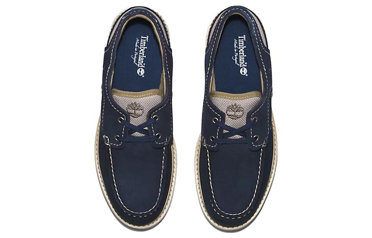 Shop Timberland添柏嶺 Newmarket Ii 休閒 耐磨輕便 低筒 板鞋 男款 海軍藍