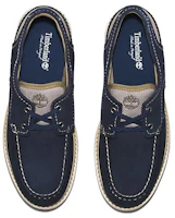 Shop Timberland添柏嶺 Newmarket Ii 休閒 耐磨輕便 低筒 板鞋 男款 海軍藍
