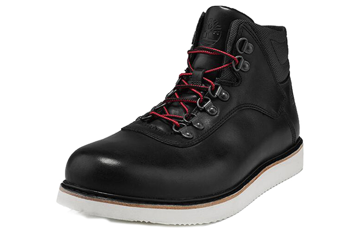 Order 添柏岚 Newmarket 皮革休閒高筒靴 寬版 黑