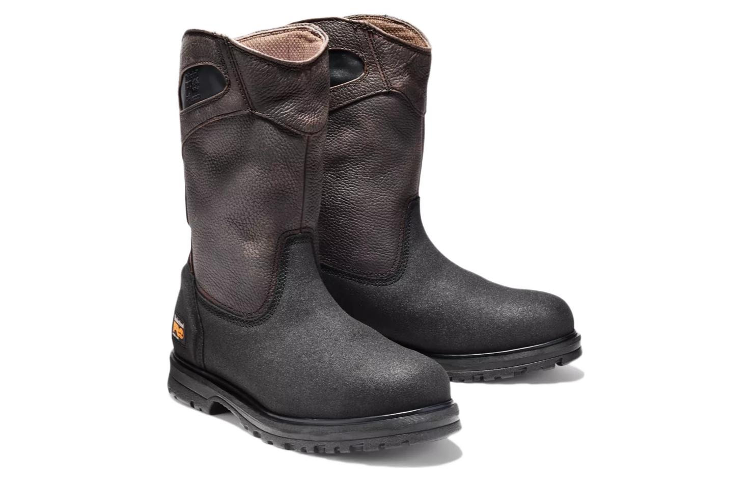 Order Boot Kerja Anti Selip Timberland 'Hitam Cokelat' 53522210