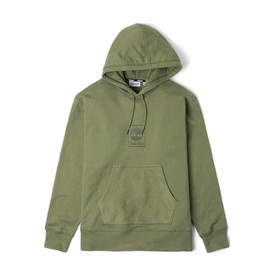 Timberland Olive Green Logo Hoodie Unisex Casual Comfort A1YGTQ69