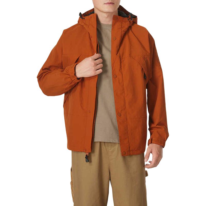 Shop Timberland 橙色防風登山休閒合身外套 A68XF-888