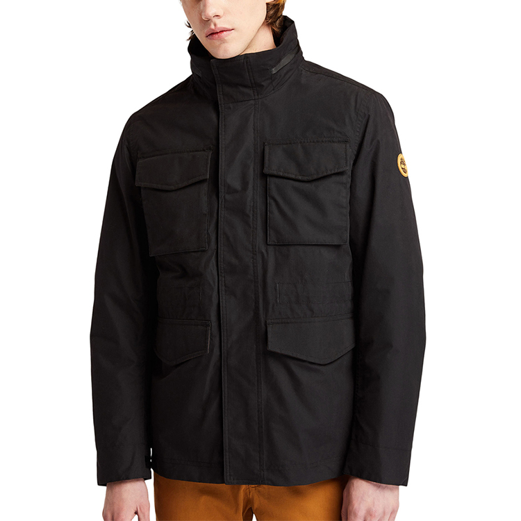 Sizing Timberland Jaket 3-dalam-1 Hitam Boleh Tanggal Outdoor A2EYQ-001