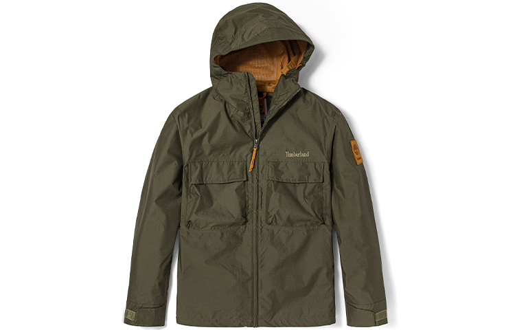 Timberland Outdoor Casual Hooded Jacket Army Green A61F1-A58