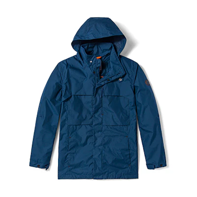 Timberland Outdoor Casual Hooded Jacket with Pockets - Deep Indigo Blue A62FH-288