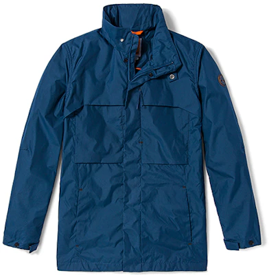 Timberland Outdoor Casual Hooded Jacket with Pockets - Deep Indigo Blue A62FH-288 Shop Timberland Outdoor Casual Hooded Jacket with Pockets - Deep Indigo Blue A62FH-288