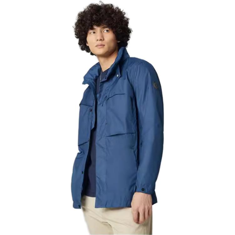 Purchase Timberland Outdoor Casual Hooded Jacket with Pockets - Deep Indigo Blue A62FH-288