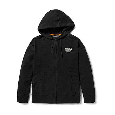 Timberland Outdoor Casual Hoodie Jacket with Print Zipper - Black A2D72-001