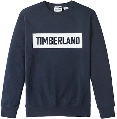 Timberland 戶外圓領字母印花長袖上衣 深藍色 A2BHY-433 Buy Timberland 戶外圓領字母印花長袖上衣 深藍色 A2BHY-433