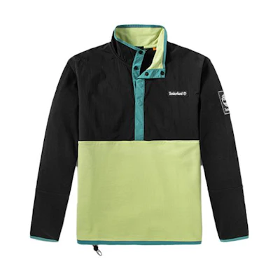 Timberland Outdoor Half-Zip Knit Jacket - Black/Green Colorblock A2DWY-BN1