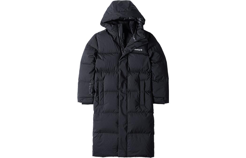 Timberland Outdoor Long Cotton Jacket Unisex Black Winter Warm Casual Wear A1OMM001