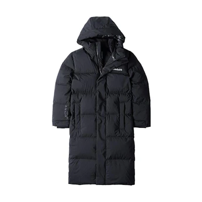 Timberland Outdoor Long Cotton Jacket Unisex Black Winter Warm Casual Wear A1OMM001