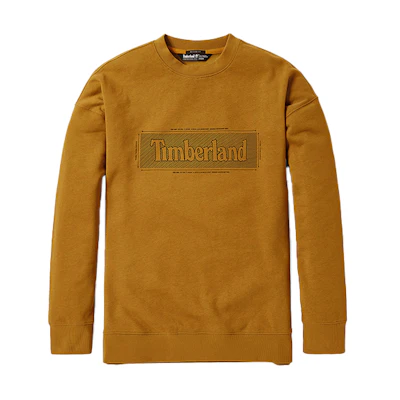 Timberland Outdoor Loose Fit Crewneck Sweatshirt Wheat Color A2A14-P47