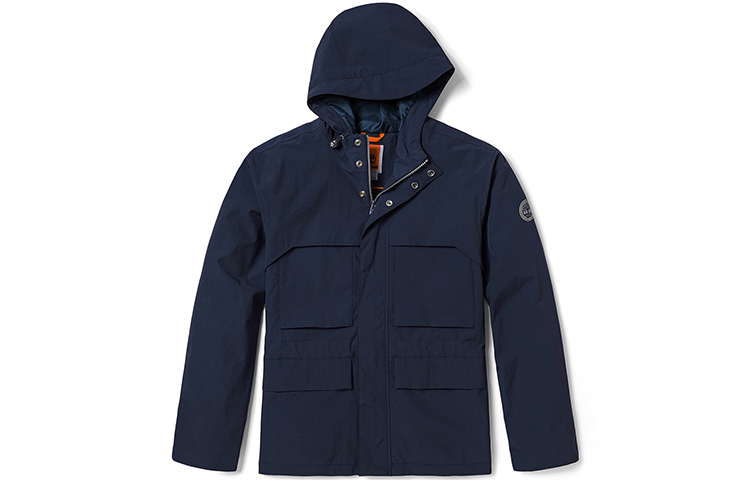 Timberland Outdoor Multi-Pocket Hooded Jacket - Dark Sapphire Blue A69H5-433