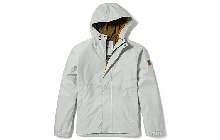 Timberland Outdoor Packable Hooded Jacket Sand White Mens A2EYF-BH7