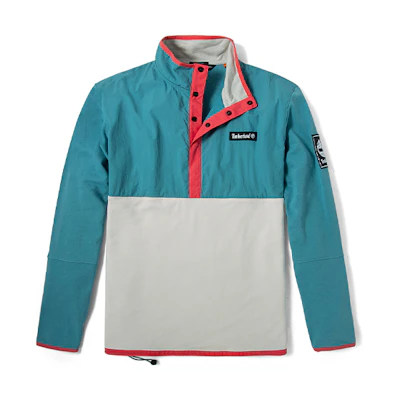 Timberland Outdoor Pullover Jacket Blue Gray Patchwork A2DWY-BL9