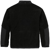 Timberland 戶外拼色抓絨半拉鍊外套 男女款 黑色 A5URK-001 Lookbook Timberland 戶外拼色抓絨半拉鍊外套 男女款 黑色 A5URK-001