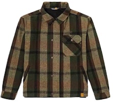 Timberland Outdoor Remix Retro Plaid Loose Fit Long Sleeve Shirt Green Unisex. A5UU3-U36 Timberland Outdoor Remix Retro Plaid Loose Fit Long Sleeve Shirt Green Unisex. A5UU3-U36
