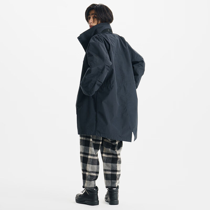 Sizing Timberland Jaket Outdoor Remix 3-dalam-1 Tahan Air Unisex Hitam. A5UQB-001