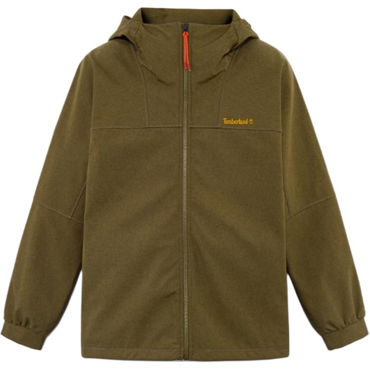 Timberland Outdoor Softshell Jacket Water-Resistant Windproof Dark Olive Green A5M62302