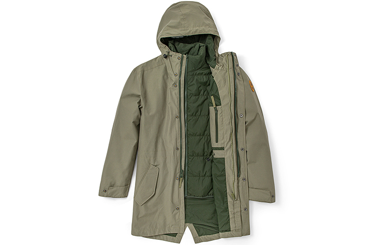 Timberland Outdoor Waterproof 3-in-1 Hooded Jacket Kassel Green A69MW-590 圖 3