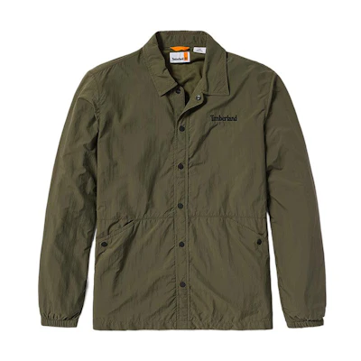 Timberland Outdoor Waterproof Jacket Military Green Loose Fit Hooded A5Y6H-A58