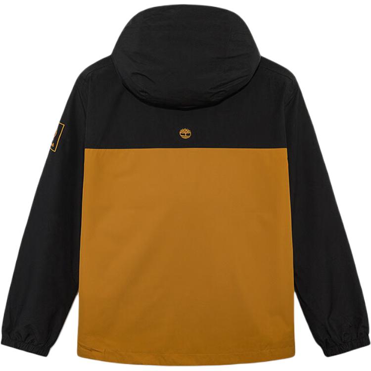 Lookbook 팀버랜드 아웃도어 방수 롱슬리브 자켓 - 밀/블랙 A44XJ-P57