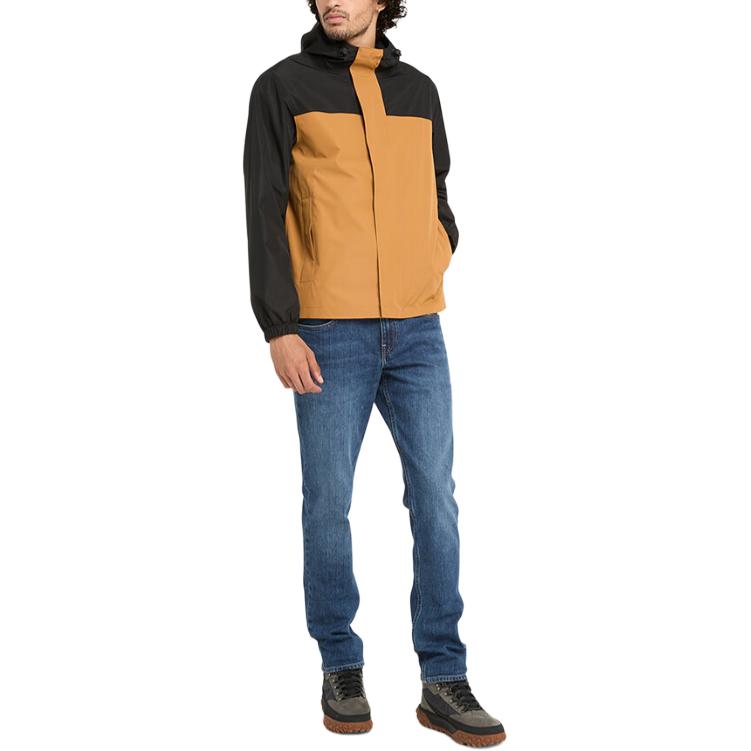 Shop 팀버랜드 아웃도어 방수 롱슬리브 자켓 - 밀/블랙 A44XJ-P57