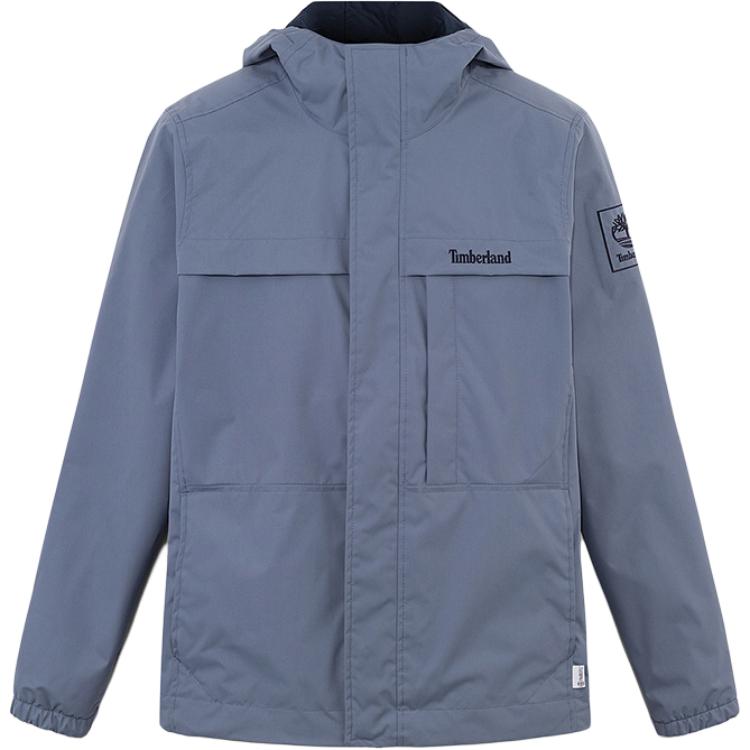 Timberland Outdoor Waterproof Windproof Hooded Jacket - Blue A695W-073