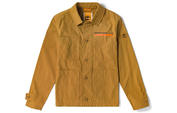 Order Timberland Outdoor Workwear Jacket with Letter Print in Wheat Color A61G9-P47