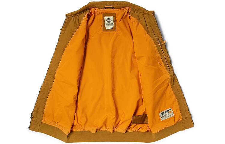 Shop Timberland Jaket Kerja Luar Pelbagai Poket Warna Gandum A22SW-P47