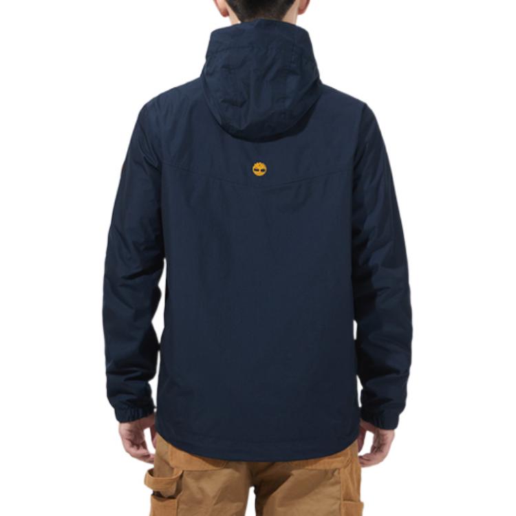 Details for Timberland Outdoor Workwear Packable Hooded Jacket - Navy Blue A2EYF-433
