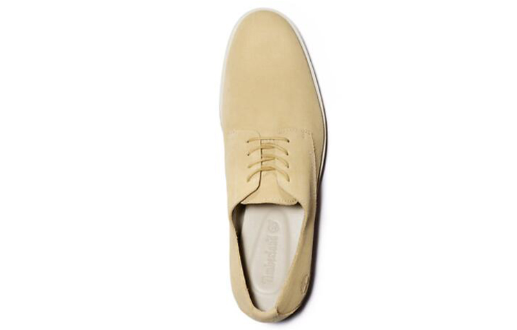 Lookbook 添柏岚 民俗紳士 耐磨防滑牛津板鞋 淺黃色