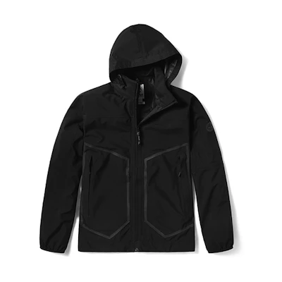 Timberland Packable Hooded Breathable Jacket Black A24M3-001