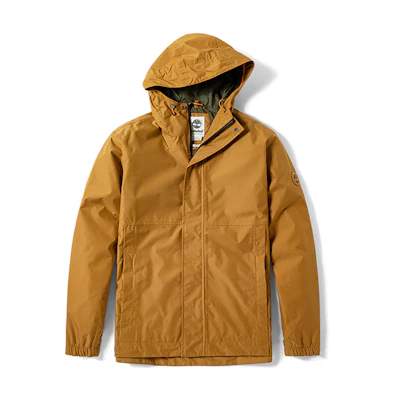 Timberland Packable Waterproof Outdoor Hooded Jacket Wheat Color A2EYF-P47