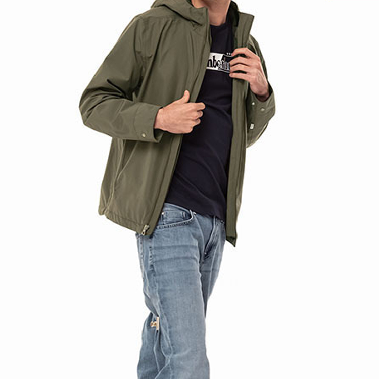 Timberland Packable Waterproof Zip Hoodie Jacket - Military Green A29XAA58 圖 5