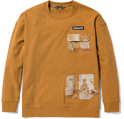 Timberland 拼布設計小麥色衛衣 男女款 A6B5C-P47 Buy Timberland 拼布設計小麥色衛衣 男女款 A6B5C-P47