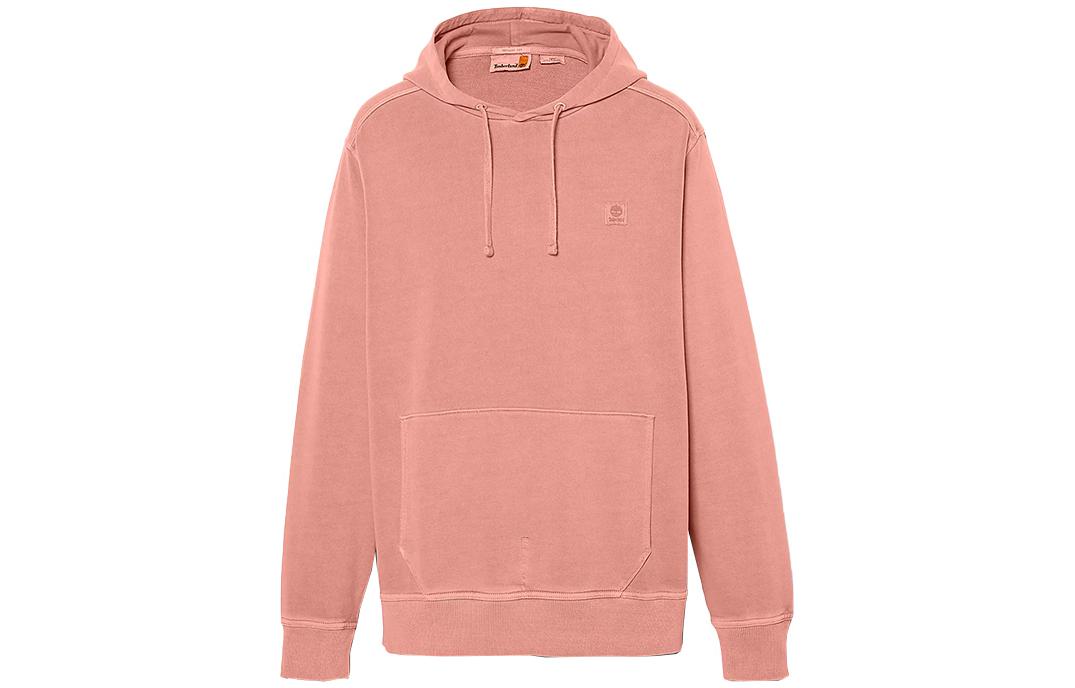 Timberland Pink Logo Pullover Hoodie A5U9K-EG6