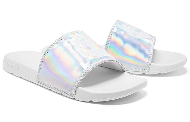 Shop 添柏岚 Playa Sands 轻便拖鞋 窄版 银色