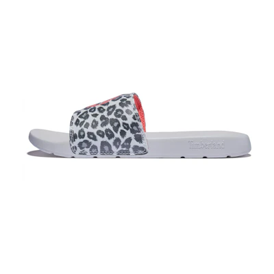 Timberland Playa Sands Slide 'White Leopard'