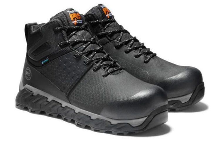 Lookbook Timberland Powertrain 'Comfortable Durable Waterproof Work Boot Black' A1KBW001