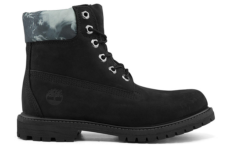Order But Timberland Premium 6 inci Wide-Fit "Nubuck Hitam" Kalis Air A2ESHW