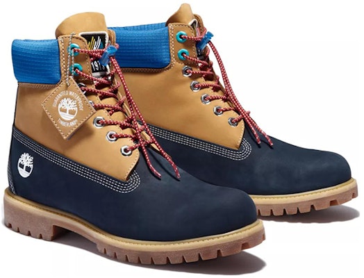 Timberland Premium 6 Inch 'Brown Blue' A2N9E019 Lookbook Timberland Premium 6 Inch 'Brown Blue' A2N9E019