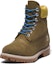 Lookbook Timberland Premium 6 Inci But 'Hijau Zaitun Nubuck dengan Kolar Kuning' A5NZM327