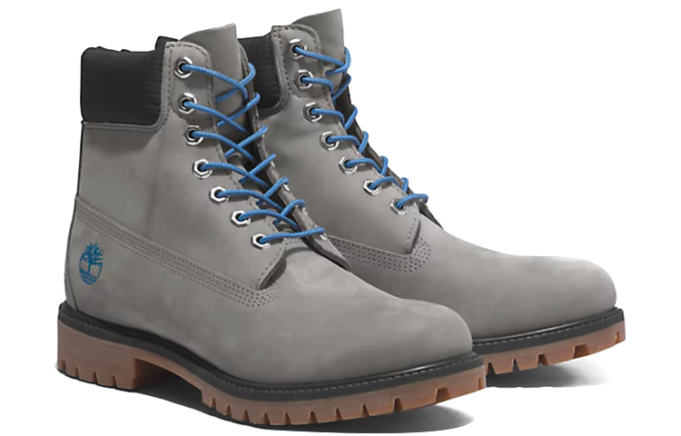 Shop Timberland Premium 6 Pouces ''Gris Noir Bleu'' A5RX8F49
